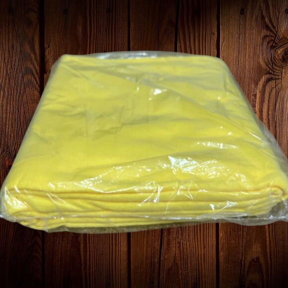 NEW Vintage Chatham Harvest Gold 70s Esmond Sunrise Satin Trim Blanket 72X90 - Picture 8 of 8